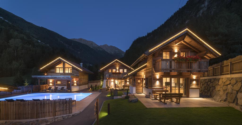 Wellnesshuettendorf Wiese Sankt Leonhard im Pitztal Eksteriør bilde
