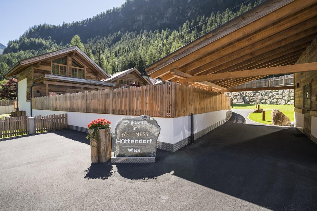 Wellnesshuettendorf Wiese Sankt Leonhard im Pitztal Eksteriør bilde