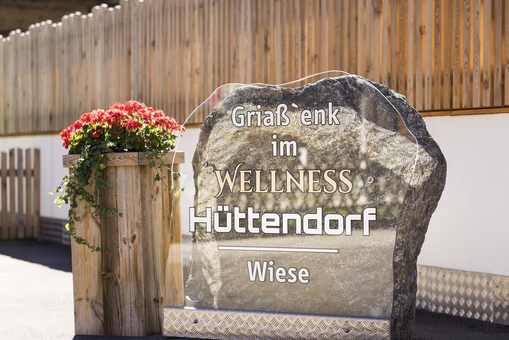 Wellnesshuettendorf Wiese Sankt Leonhard im Pitztal Eksteriør bilde