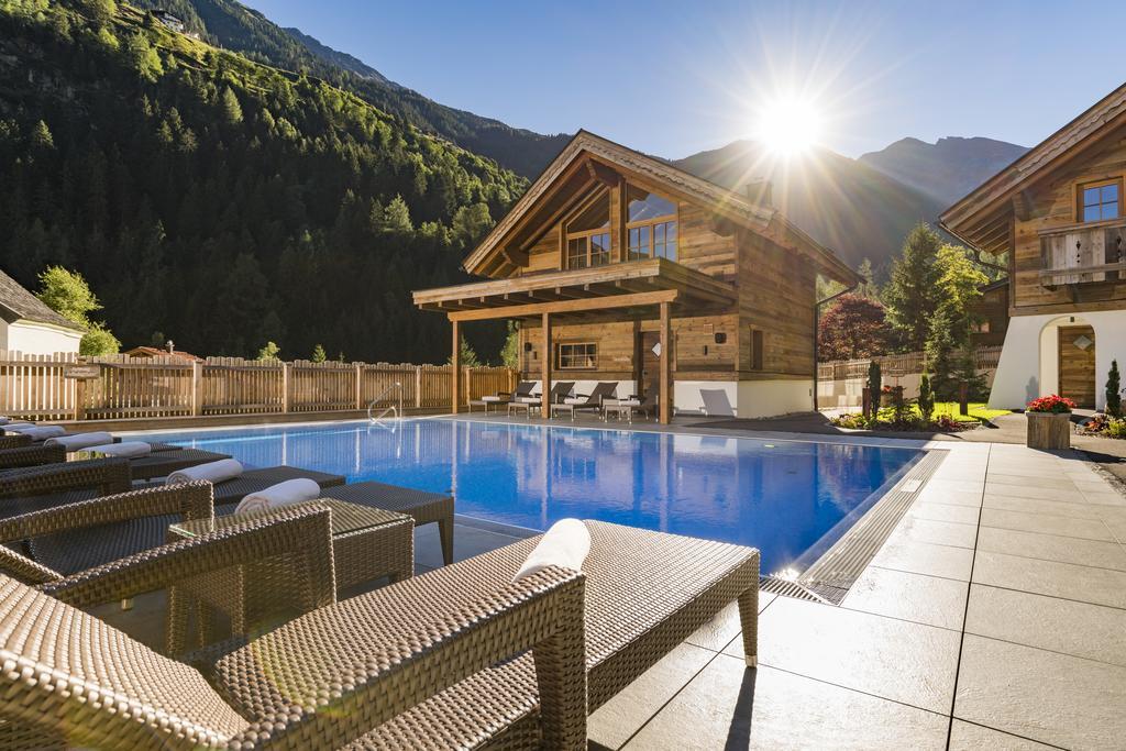 Wellnesshuettendorf Wiese Sankt Leonhard im Pitztal Eksteriør bilde
